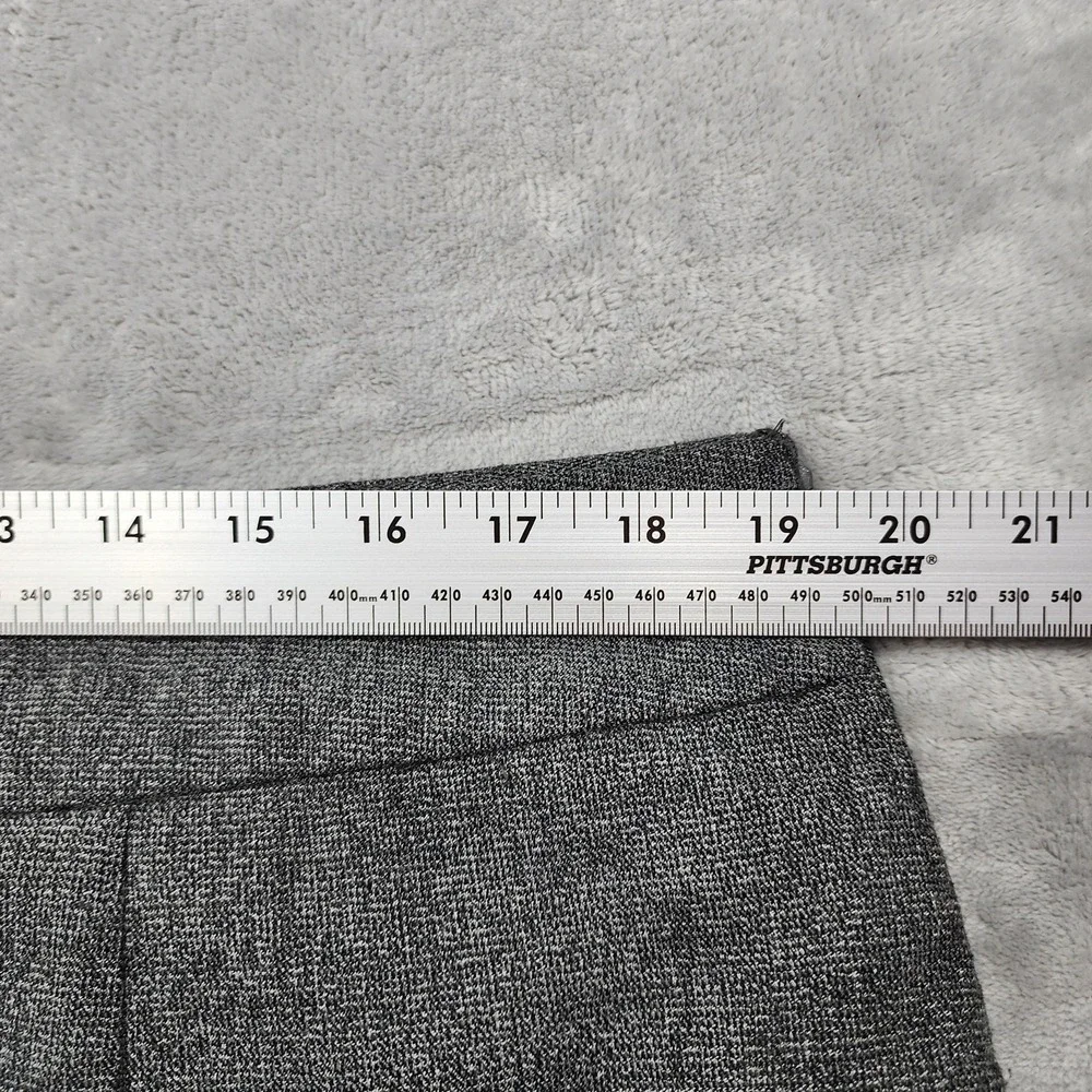 Vintage Apt 9 Skirt Womens 18 Gray Tweed Pencil Knee Length Lined Stretch Office